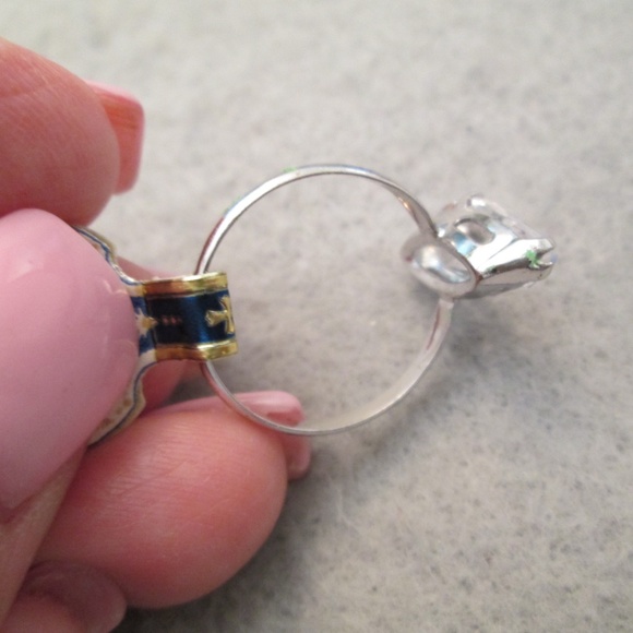 Marquise Spinel Engagement Ring>Sterling Silver - Picture 4 of 4